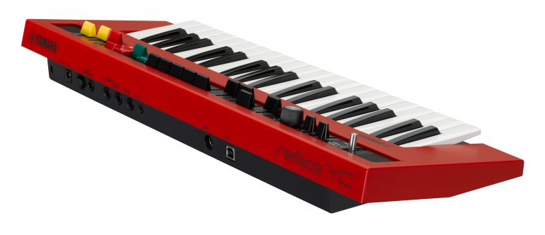 Yamaha reface YC (vista trasera)